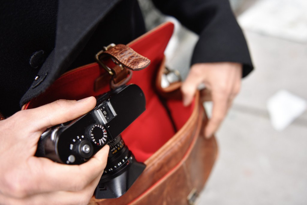 Leica Collection by ONA, Bowery Leather Camera Bag - Antique Cognac