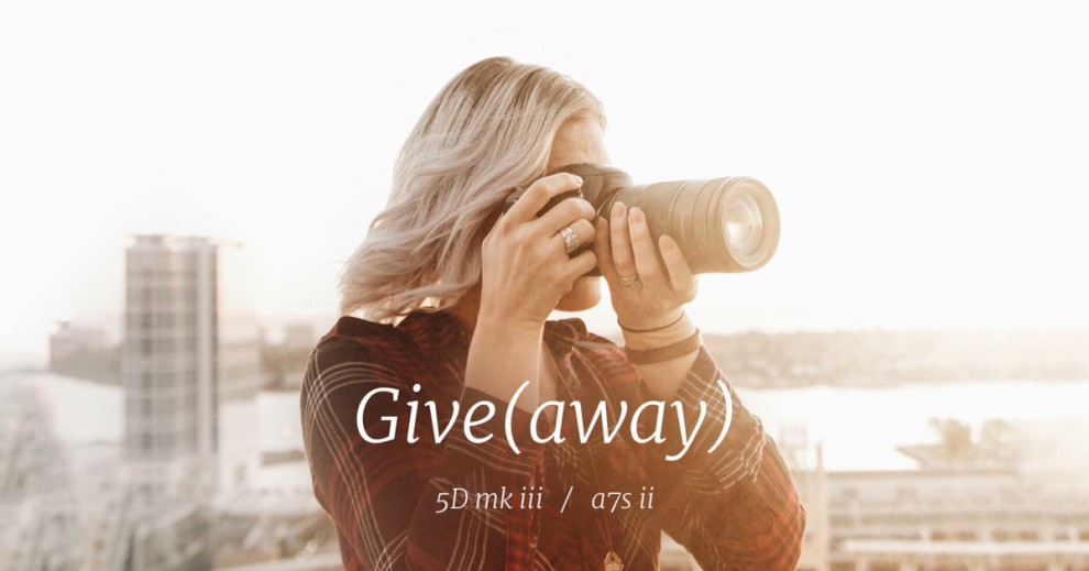 Sony a7S II Giveaway (Or Canon 5D Mark III)