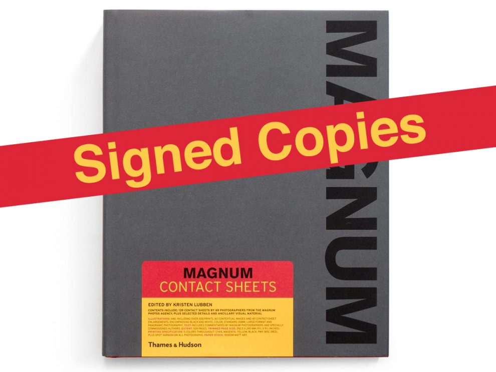 Magnum Contact Sheets Signed By 12 Photographers