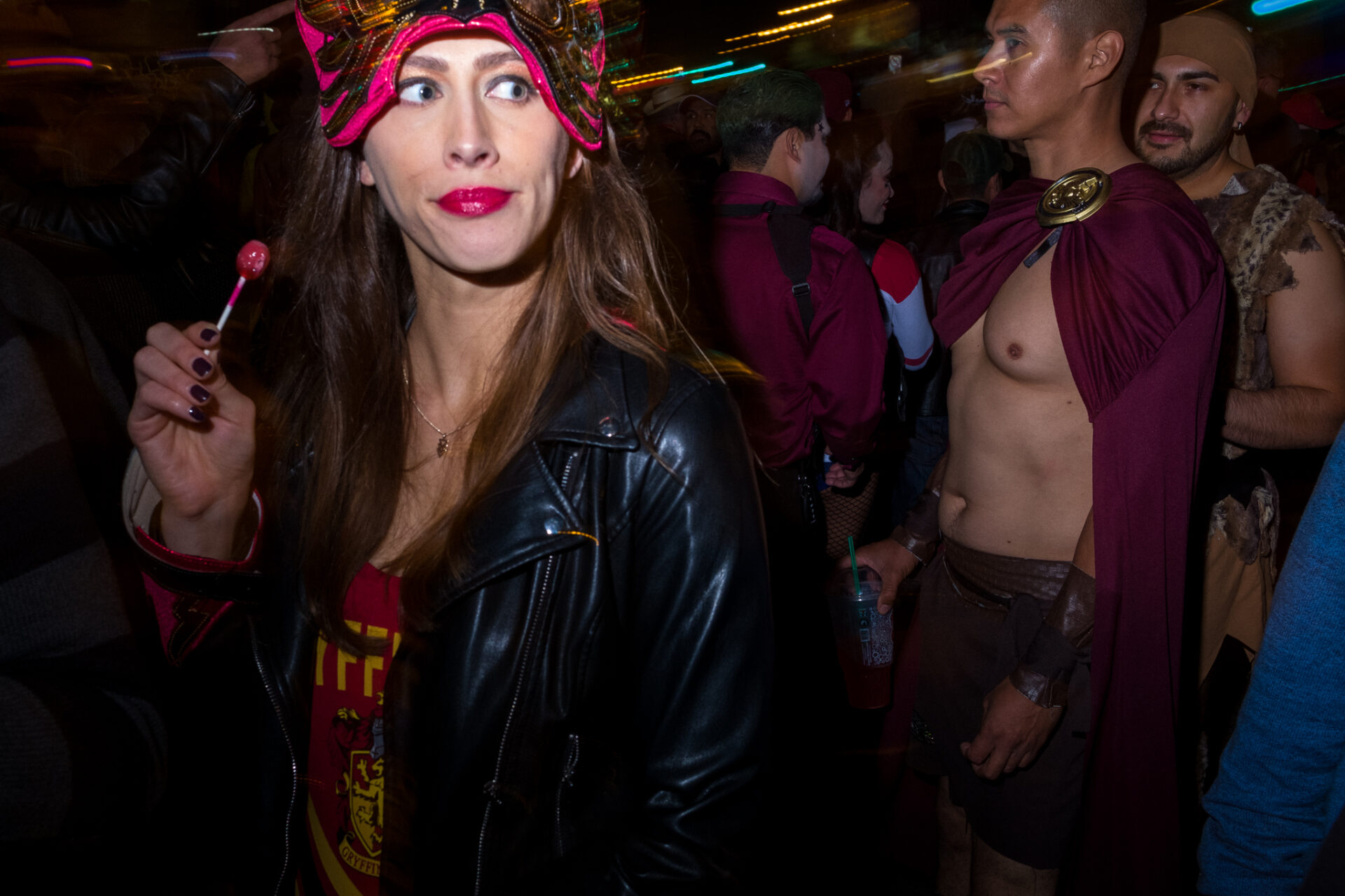 Halloween Street Photography West Hollywood - Lollipop Girl