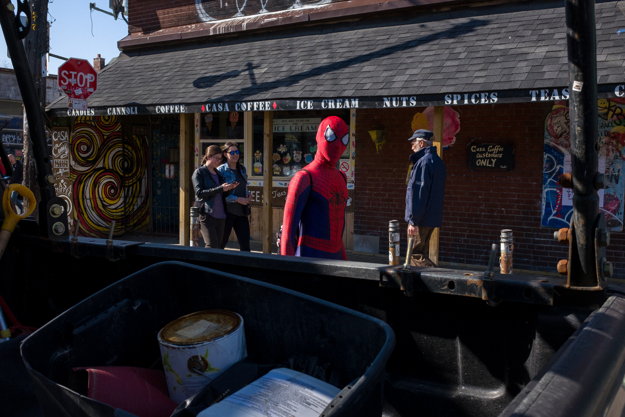 Seven Super Street Shots Starting Superheroes