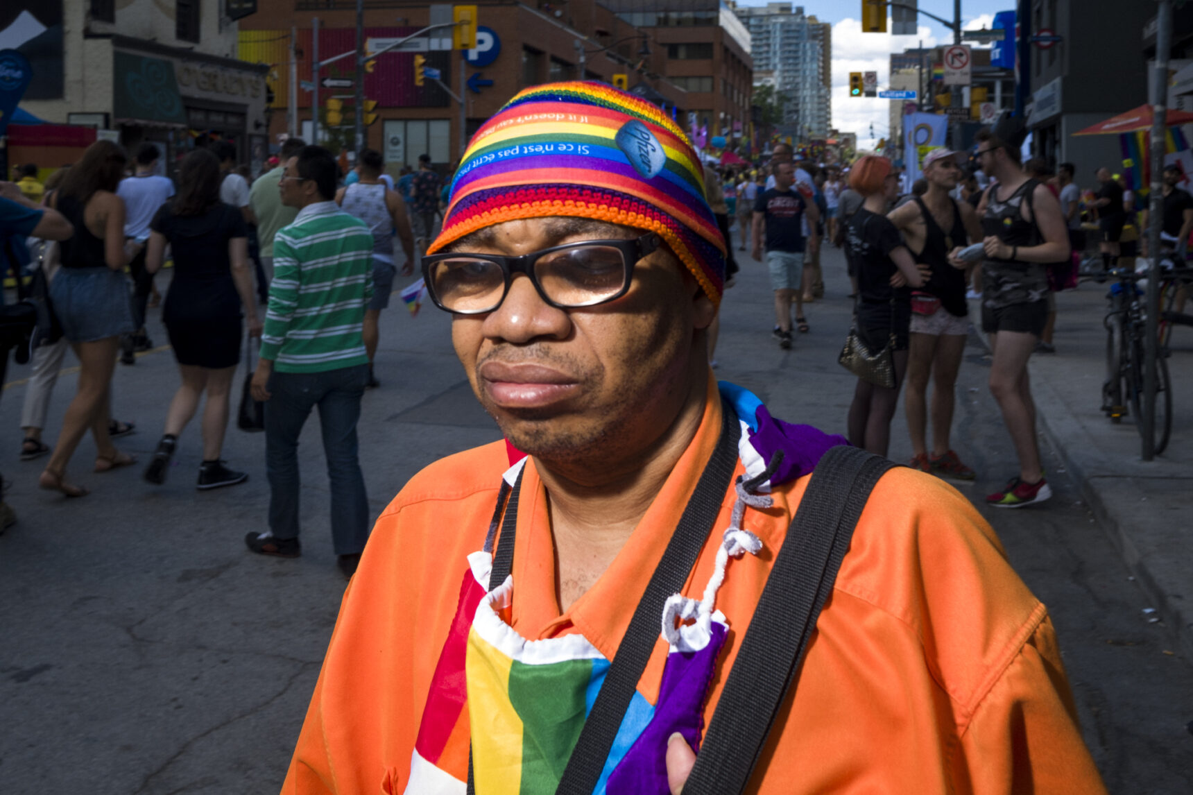 Flash Street Photography - Gay Pride Toronto - True Colors