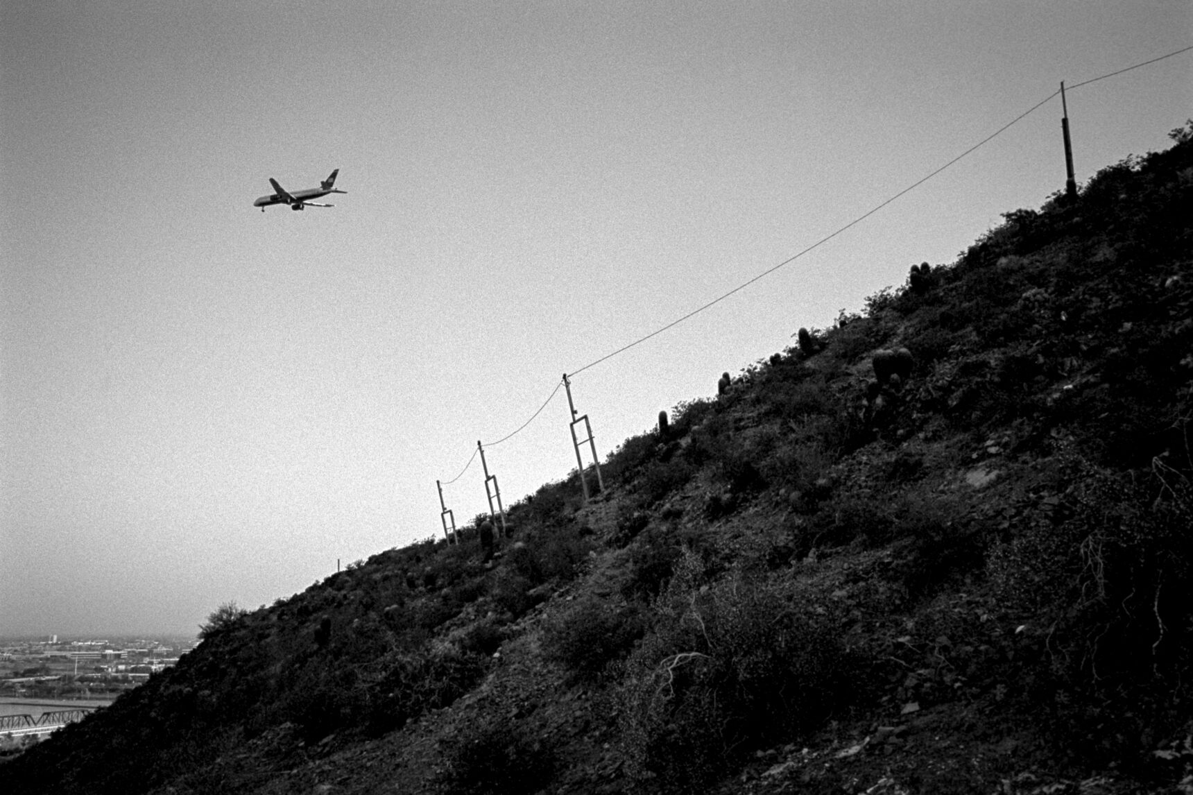 leica film photo plane landing tempe arizona