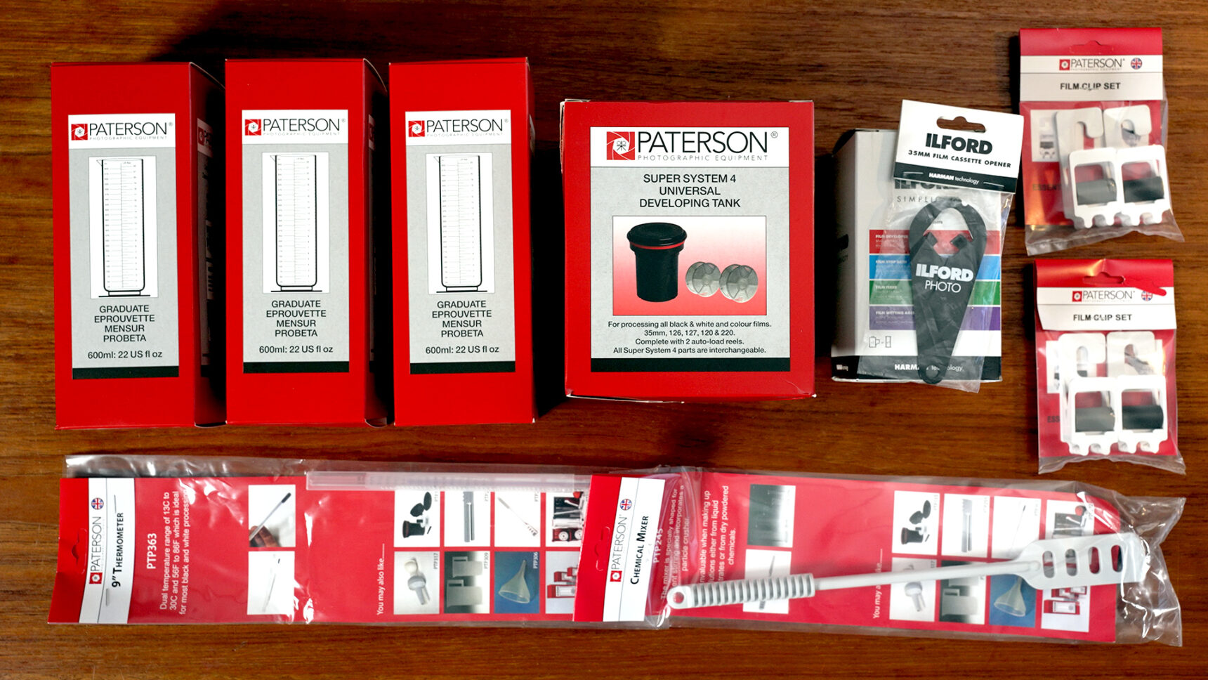 Paterson Film Processing Starter Kit